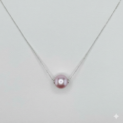 Dây Chuyền Mặt Hạt Trai 10-11mm Xuyên Tâm Tối Giản Minimalist MADAME HIEN PEARLS Cho Nữ MT051