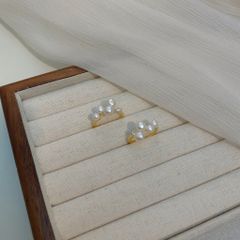 Nhẫn 4 Hạt Ngọc Trai Tự Nhiên Xen Kẻ MADAME HIEN PEARLS Cho Nữ NN147