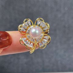 Ghim Trâm Cài Áo Cỏ 4 Lá Clover Xinh Xắn MADAME HIEN PEARLS Cho Nữ PKC054