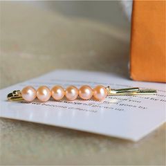 Kẹp Tóc 7 Hạt Ngọc Trai Tự Nhiên Cổ Điển Sang Trọng MADAME HIEN PEARLS Cho Nữ PKT018