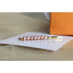 Kẹp Tóc 7 Hạt Ngọc Trai Tự Nhiên Cổ Điển Sang Trọng MADAME HIEN PEARLS Cho Nữ PKT018