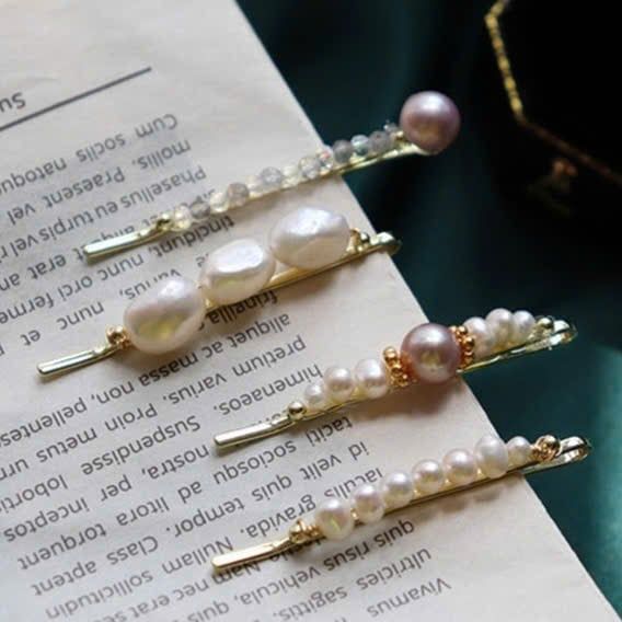 Kẹp Tóc Ngọc Trai Thiên Nhiên Cao Cấp MADAME HIEN PEARLS Cho Nữ PKT020