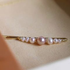 Kẹp Tóc Ngọc Trai Thiên Nhiên Cao Cấp MADAME HIEN PEARLS Cho Nữ PKT020