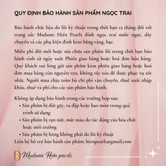 Nhẫn Hở Freesize Mặt Đường Cong Sóng Đính 4 Hạt Ngọc Trai Sang Trọng MADAME HIEN PEARLS Cho Nữ NN145