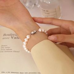 Vòng Tay Ngọc Trai Tự Nhiên 8-9mm MADAME HIEN PEARLS VTT035