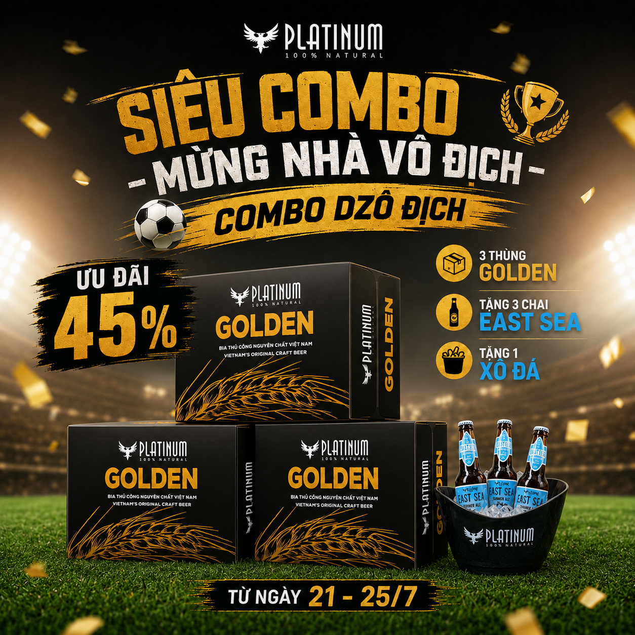  SIÊU COMBO - MỪNG NHÀ VÔ ĐỊCH 