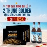  2 THÙNG GOLDEN TẶNG 2 CHAI EAST SEA - SIÊU SALE MỪNG ĐẠI LỄ 2/9 