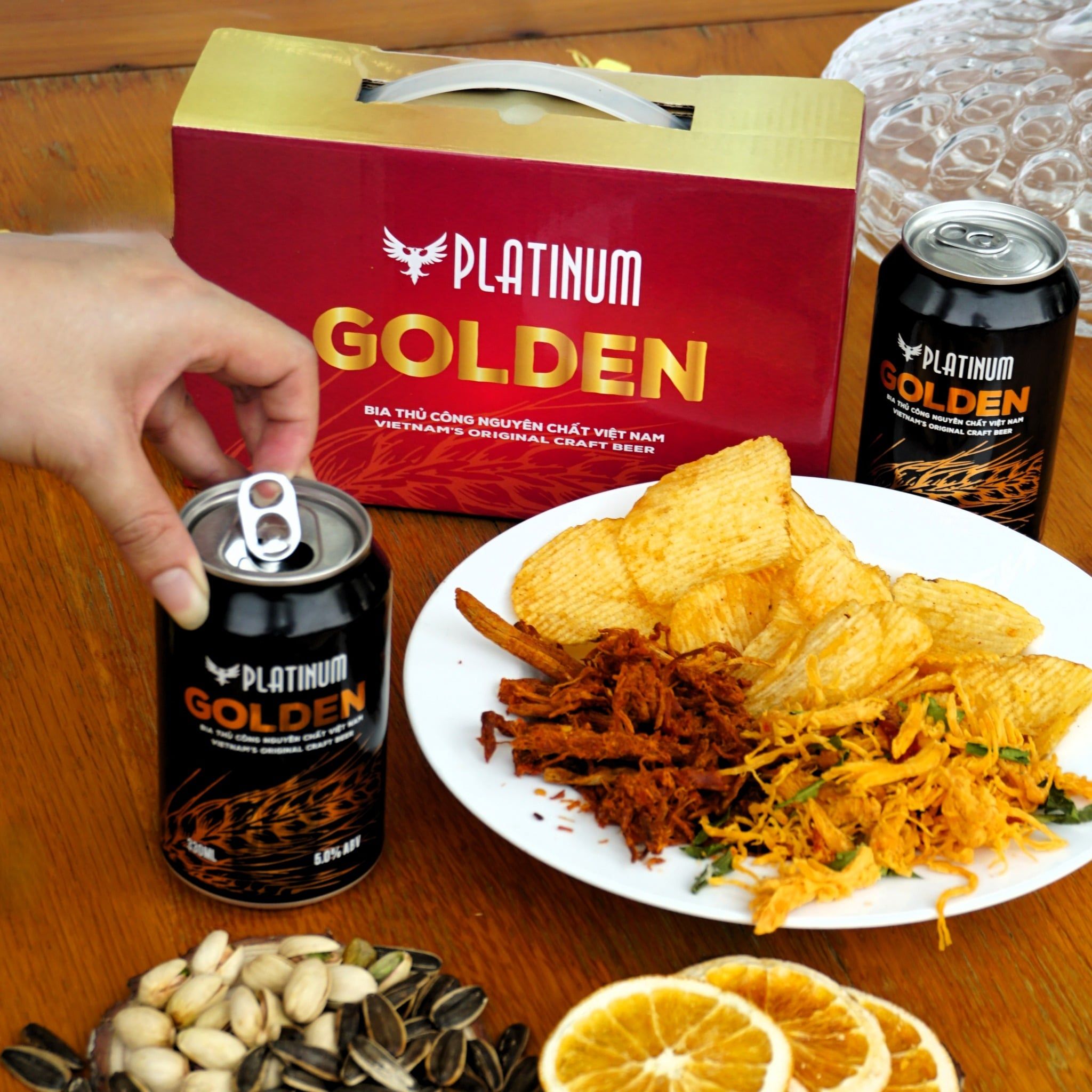  Platinum Golden Ale - Pack 3 Cans 
