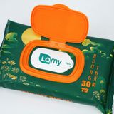  Khăn Ướt Bao Sái Lamy Gói 30 Tờ 