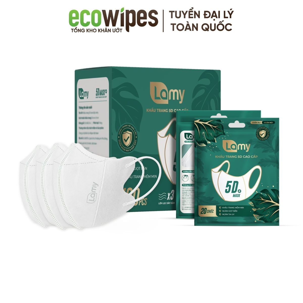  Khẩu Trang 5D Lamy 
