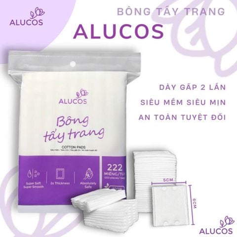 Bông tẩy trang Alucos