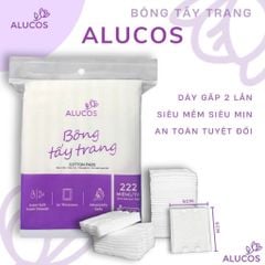 Bông tẩy trang Alucos