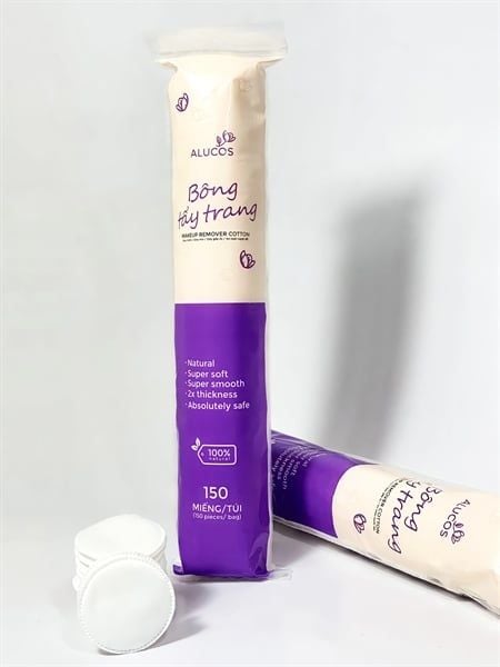Bông tẩy trang Alucos