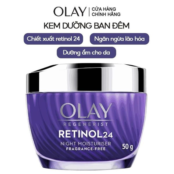 Kem Dưỡng Olay Retinol24 Ngừa Lão Hóa Ban Đêm 50g