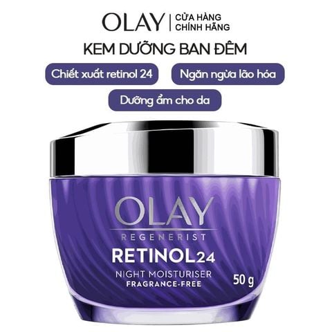 Kem Dưỡng Olay Retinol24 Ngừa Lão Hóa Ban Đêm 50g