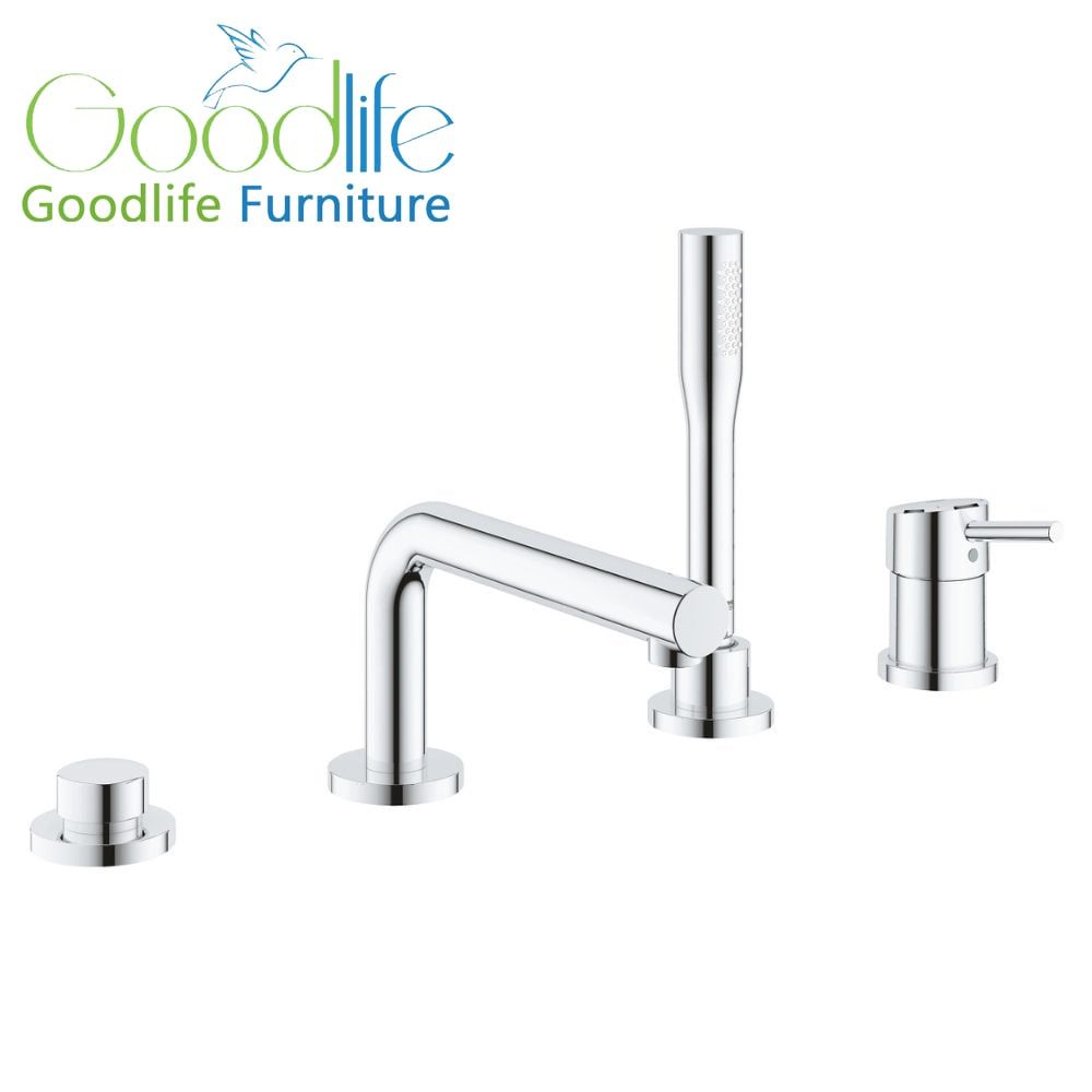 Vòi bồn tắm 4 lỗ nóng lạnh kèm tay sen Concetto GROHE 19576002