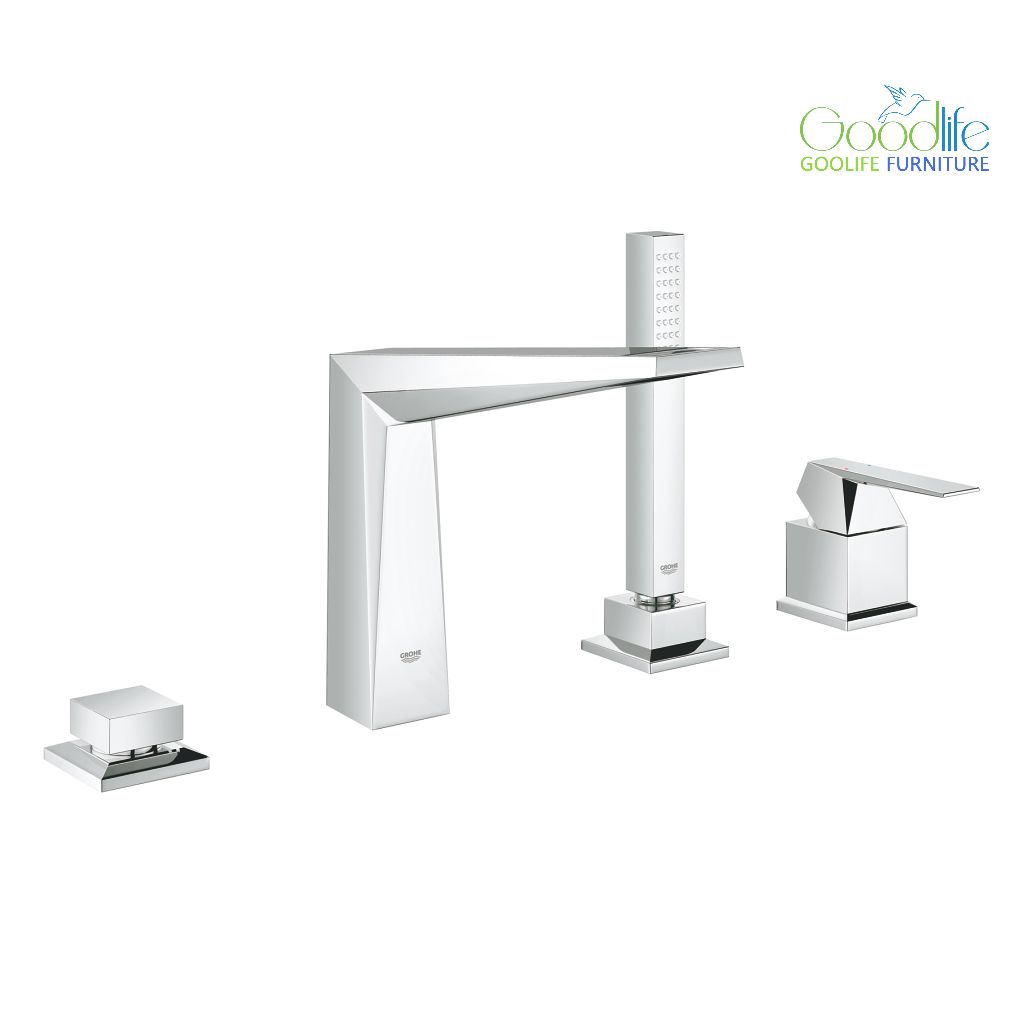 Vòi bồn tắm 4 lỗ nóng lạnh kèm tay sen Allure Brilliant GROHE 19787001