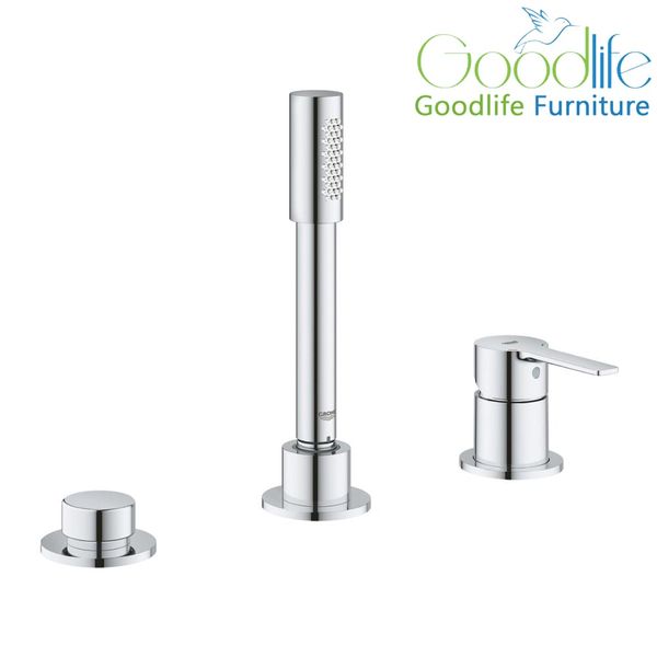  Vòi bồn tắm 3 lỗ nóng lạnh kèm tay sen Lineare GROHE 19965001 