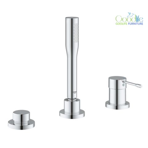  Vòi bồn tắm 3 lỗ nóng lạnh kèm tay sen Essence GROHE 19976001 