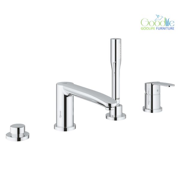  Vòi bồn tắm 4 lỗ nóng lạnh kèm tay sen Eurostyle Cosmopolitan GROHE 23048003 