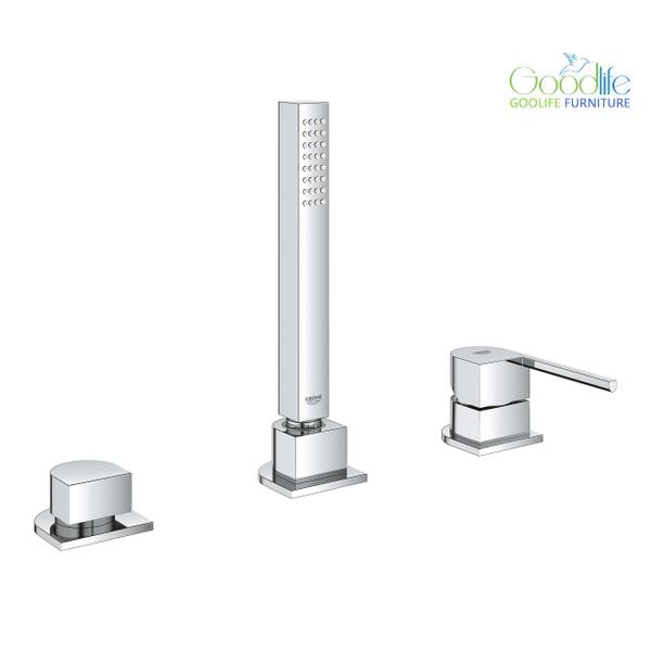  Vòi bồn tắm 3 lỗ nóng lạnh kèm tay sen Plus GROHE 23845003 
