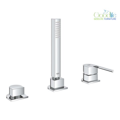  Vòi bồn tắm 3 lỗ nóng lạnh kèm tay sen Plus GROHE 23845003 