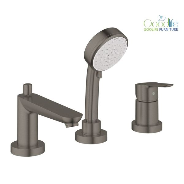  Vòi bồn tắm 3 lỗ nóng lạnh kèm tay sen BauEdge GROHE 25117ALC 