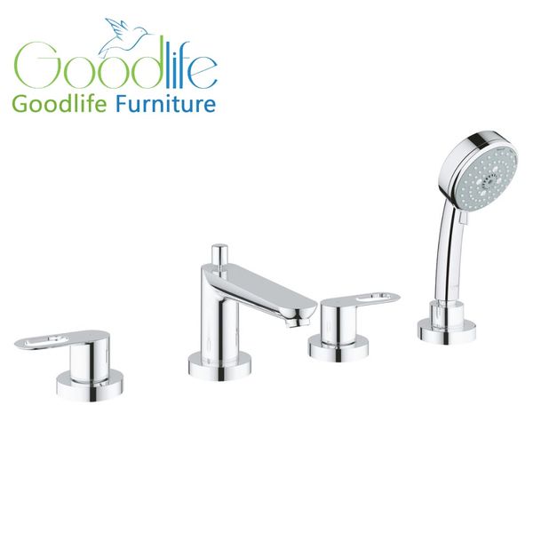  Vòi bồn tắm 4 lỗ nóng lạnh kèm tay sen BauLoop GROHE 25119000 