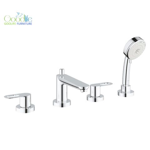  Vòi bồn tắm 4 lỗ nóng lạnh kèm tay sen BauLoop GROHE 2511900A 