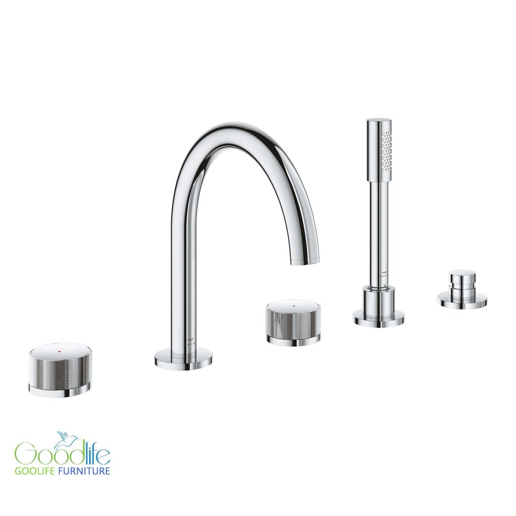 Vòi bồn tắm 5 lỗ nóng lạnh kèm tay sen Atrio GROHE 25226000