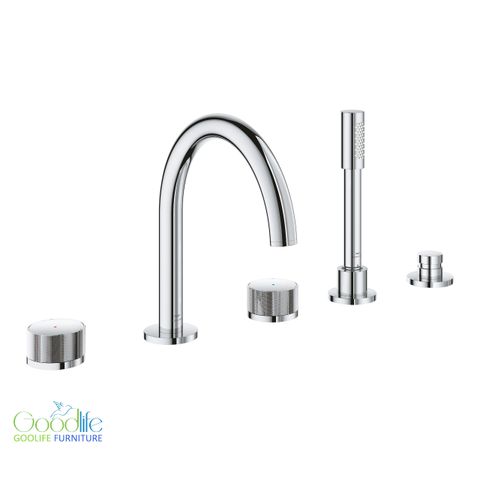  Vòi bồn tắm 5 lỗ nóng lạnh kèm tay sen Atrio GROHE 25226000 