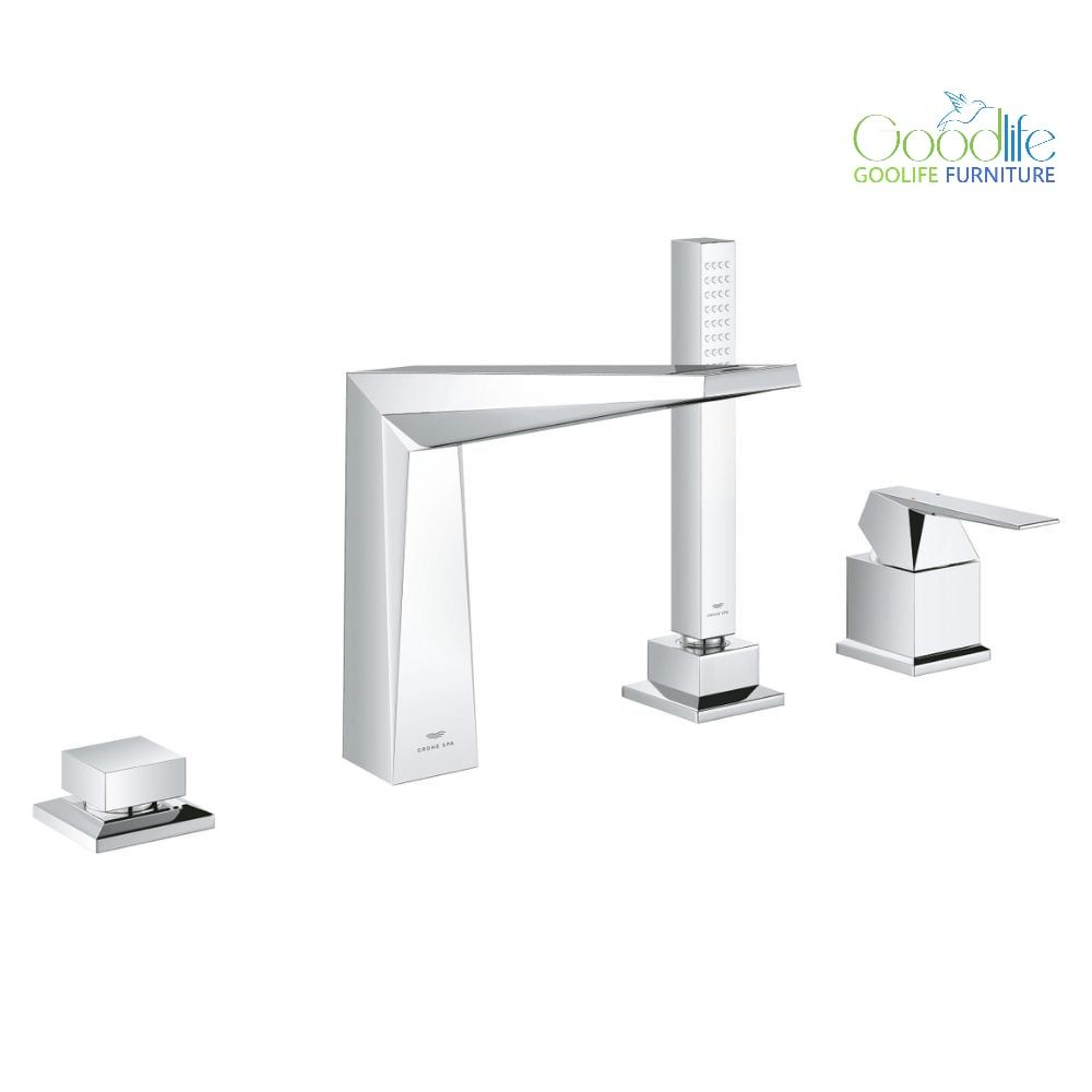 Vòi bồn tắm 4 lỗ nóng lạnh kèm tay sen Allure Brilliant GROHE 29405000