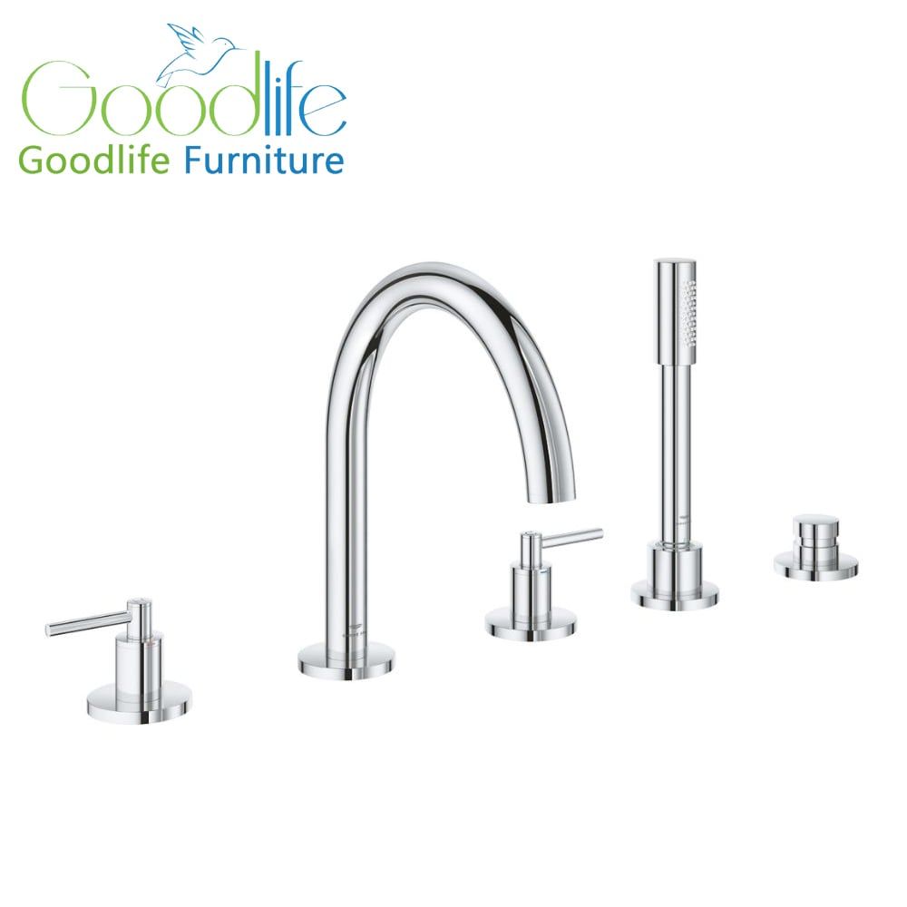 Vòi bồn tắm 5 lỗ nóng lạnh kèm tay sen Atrio GROHE 29407000