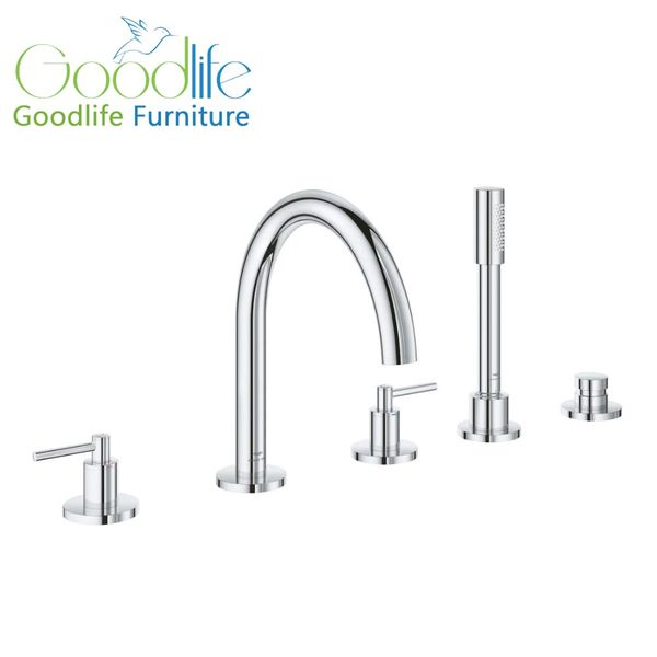  Vòi bồn tắm 5 lỗ nóng lạnh kèm tay sen Atrio GROHE 29407000 