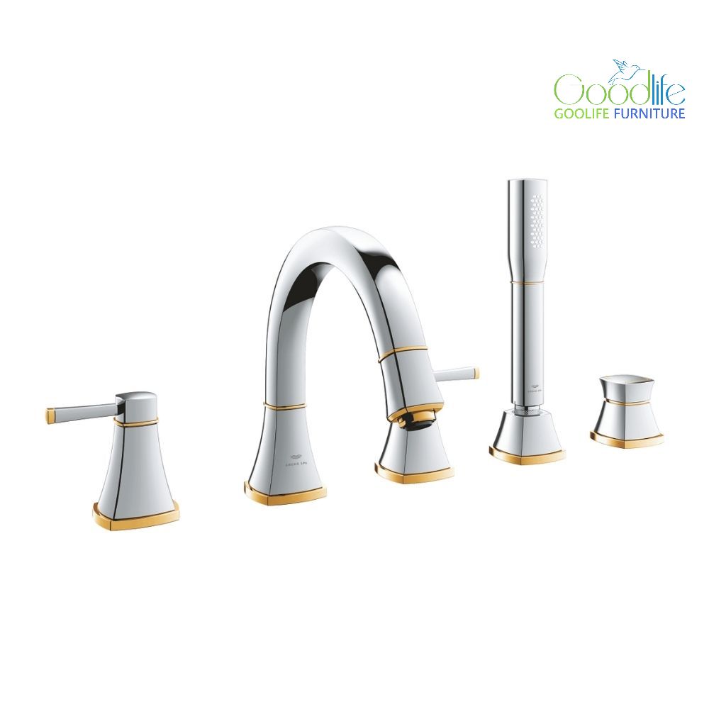 Vòi bồn tắm 5 lỗ nóng lạnh kèm tay sen Grandera GROHE 29415IG0