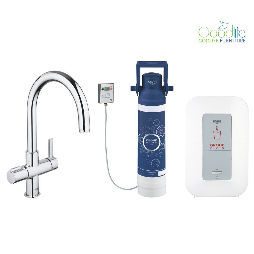 Bộ vòi rửa chén & bộ đun nước sôi Red Duo GROHE 30058000