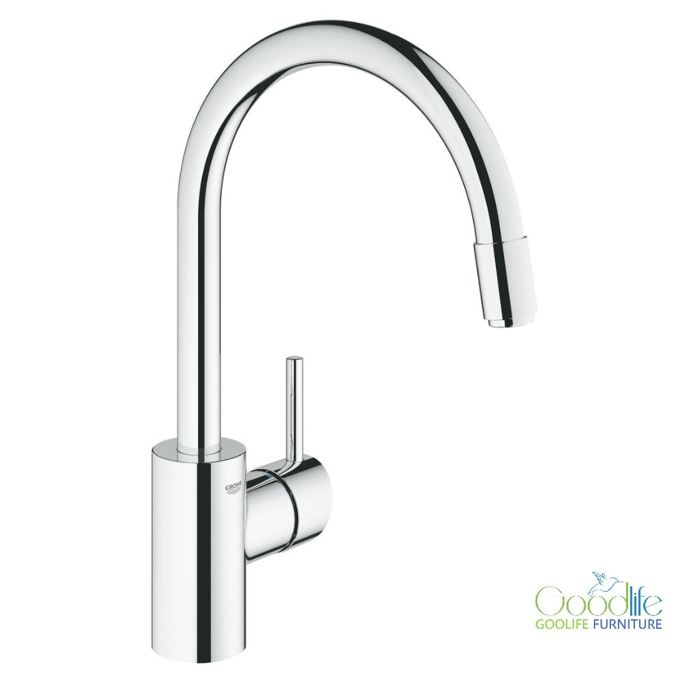 Vòi bếp dây rút nóng lạnh Concetto GROHE 31117001