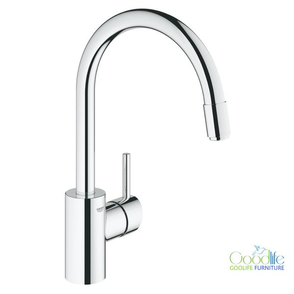  Vòi bếp dây rút nóng lạnh Concetto GROHE 31117001 