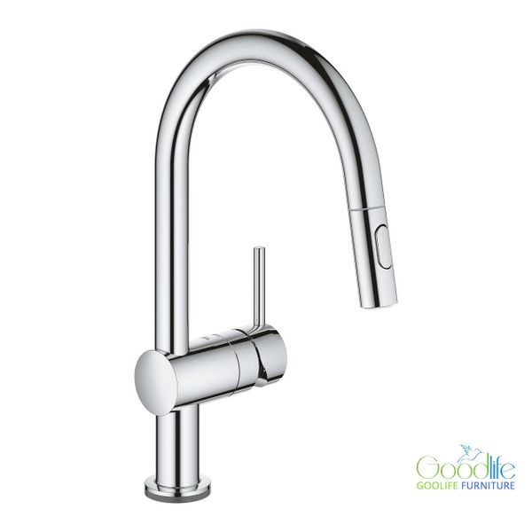  Vòi bếp dây rút nóng lạnh Minta Touch GROHE 31358002 