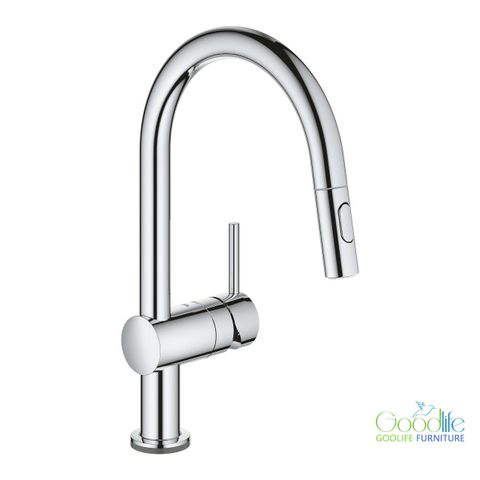  Vòi bếp dây rút nóng lạnh Minta Touch GROHE 31358002 