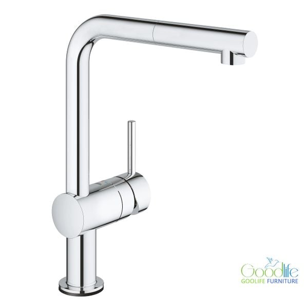  Vòi bếp dây rút nóng lạnh Minta Touch GROHE 31360001 