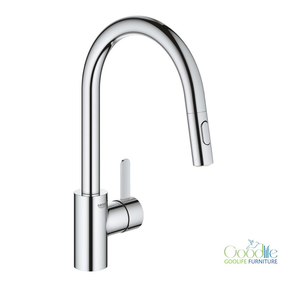 Vòi bếp dây rút nóng lạnh Eurosmart Cosmopolitan GROHE 31481001