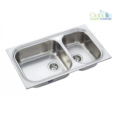  Chậu bếp thép không gỉ 86x50cm GROHE 31508SD0 