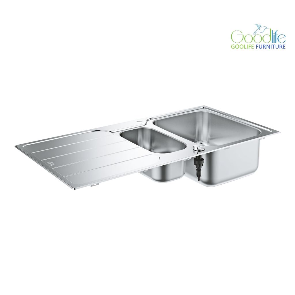 Chậu rửa chén 2 hộc cánh trái K500 GROHE 31572SD1