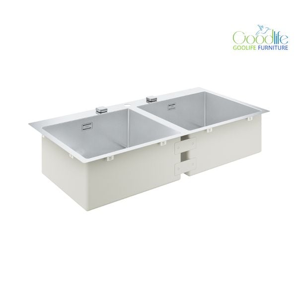  Chậu rửa chén 2 hộc AISI 304 K800 GROHE 31585SD1 
