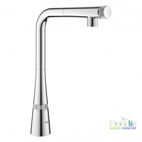  Vòi bếp dây rút nóng lạnh Zedra Smart Control GROHE 31593002 