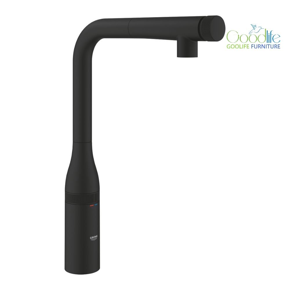 Vòi bếp dây rút nóng lạnh Essence SmartControl GROHE 31928KF0