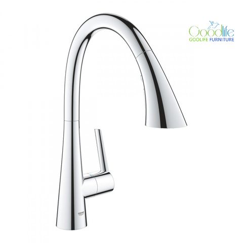  Vòi bếp dây rút nóng lạnh 2 chế độ phun Zedra GROHE 32294002 
