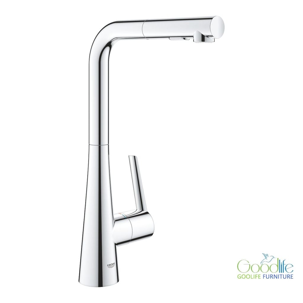 Vòi bếp dây rút nóng lạnh Zedra GROHE 32553002