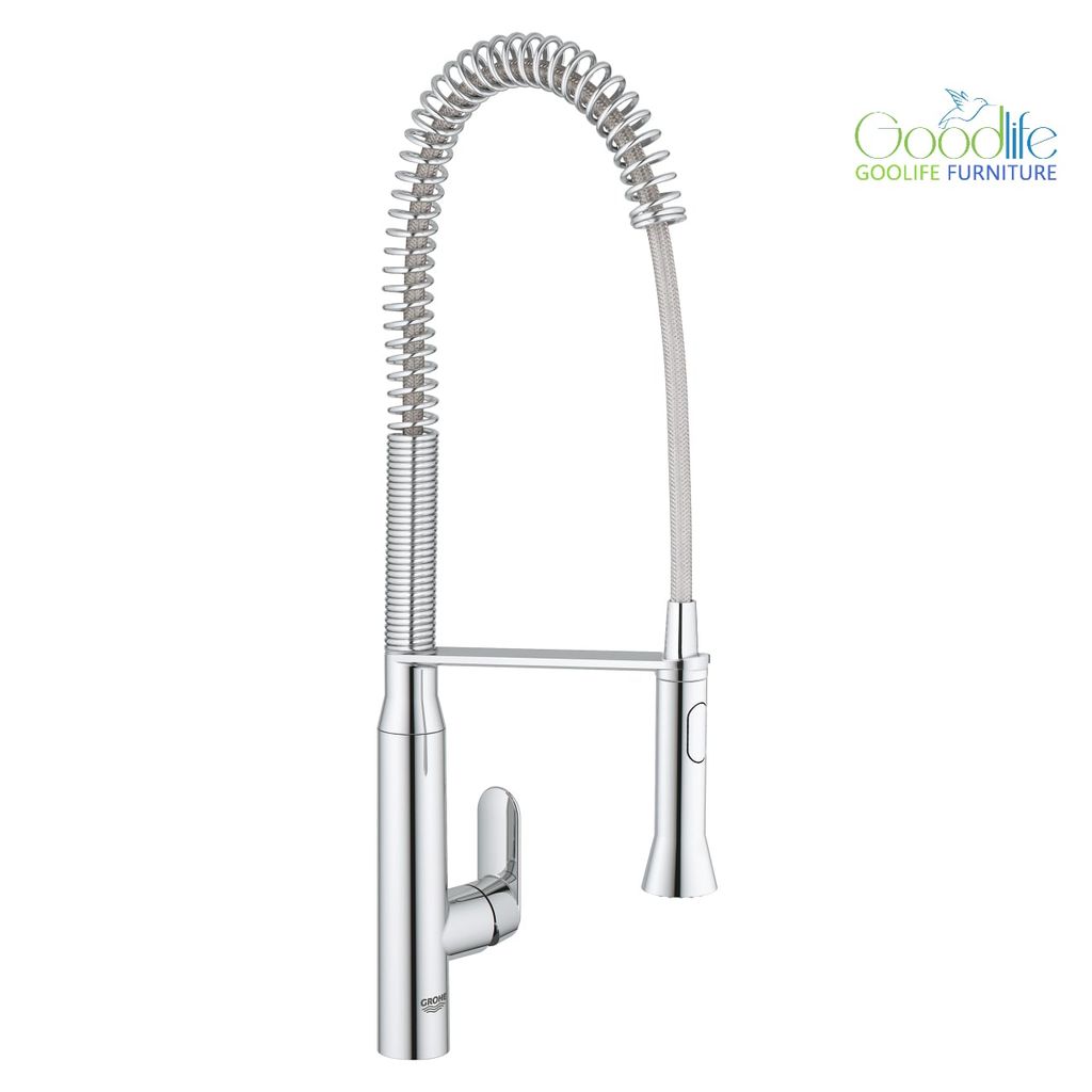 Vòi bếp dây rút nóng lạnh K7 Grohe 32950000